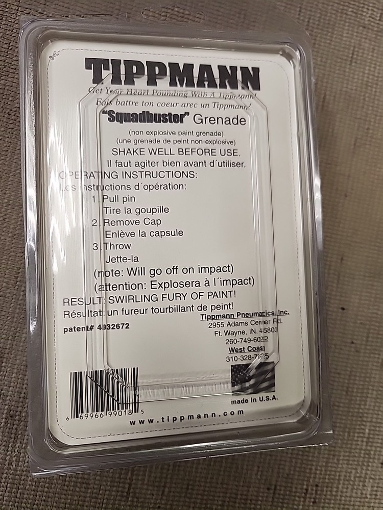TIPPMANN SQUADBUSTER PAINTBALL GRENADE MARKER