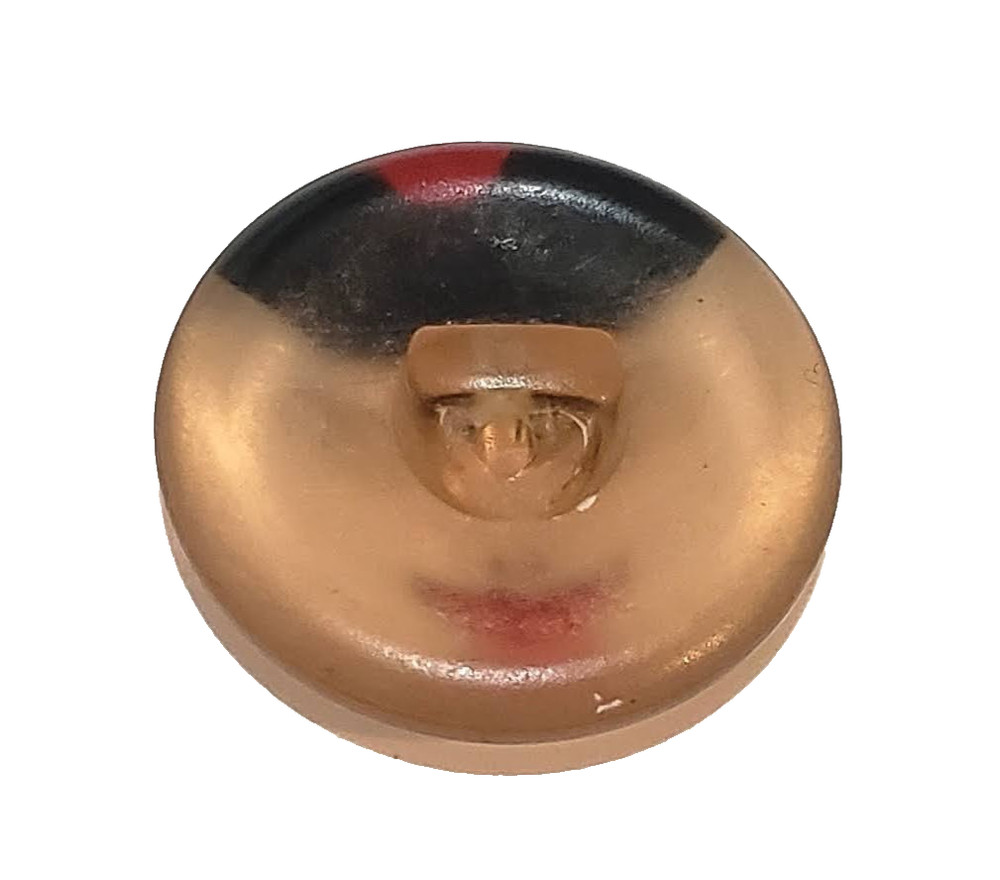 Uncommon Hand Painted Plastic Face Button