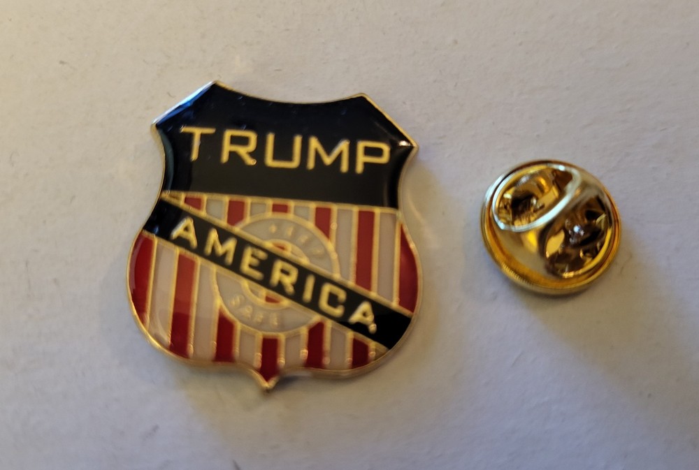 Trump Keep America Safe lapel pin