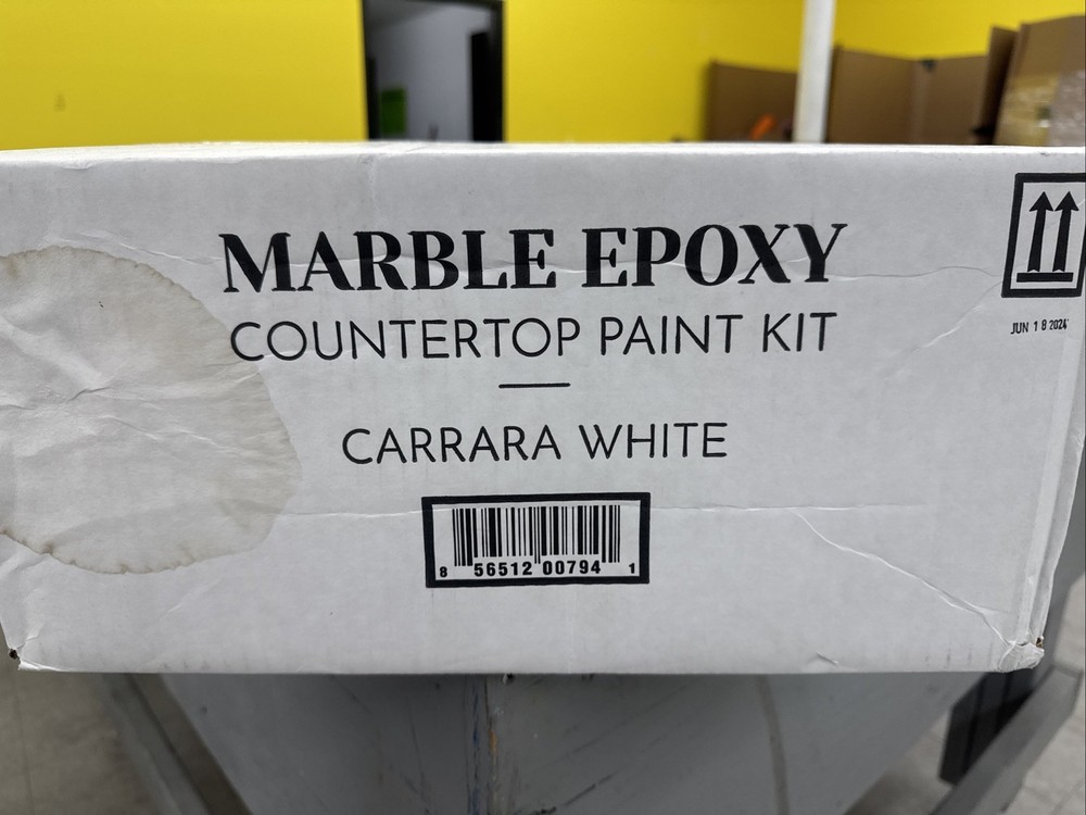 Giani Carrara White Marble Epoxy Countertop Kit