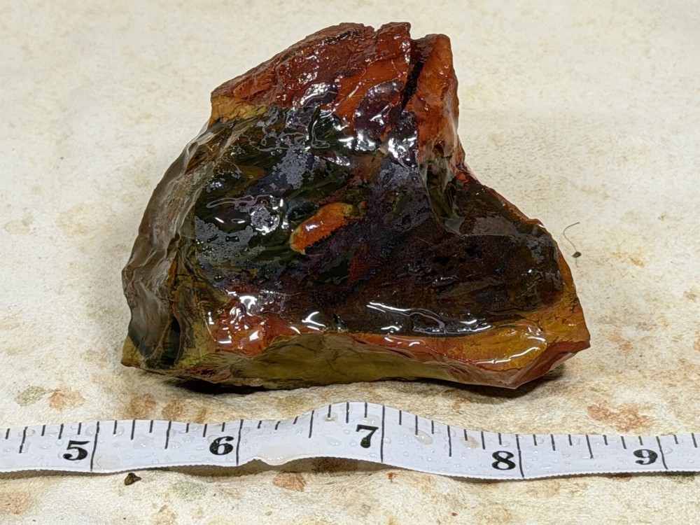 Carrasite Jasper Heel, Lot#340