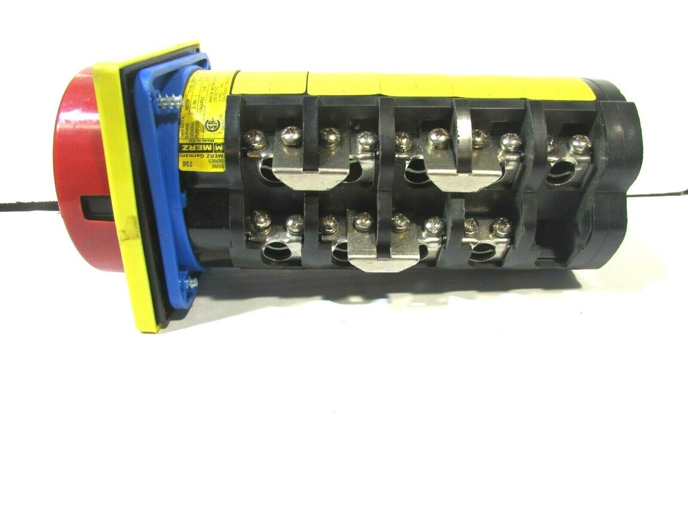 MERZ SWITCH 3PH 600V 100 AMPS ZERO  POSITION SWITCH #Z756/630