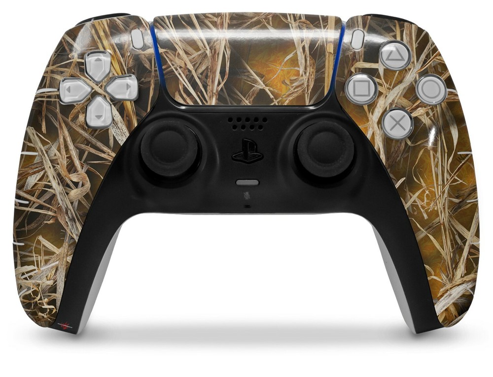 Skin Sony PS5 Controller WraptorCamo Grassy Marsh Camo Orange