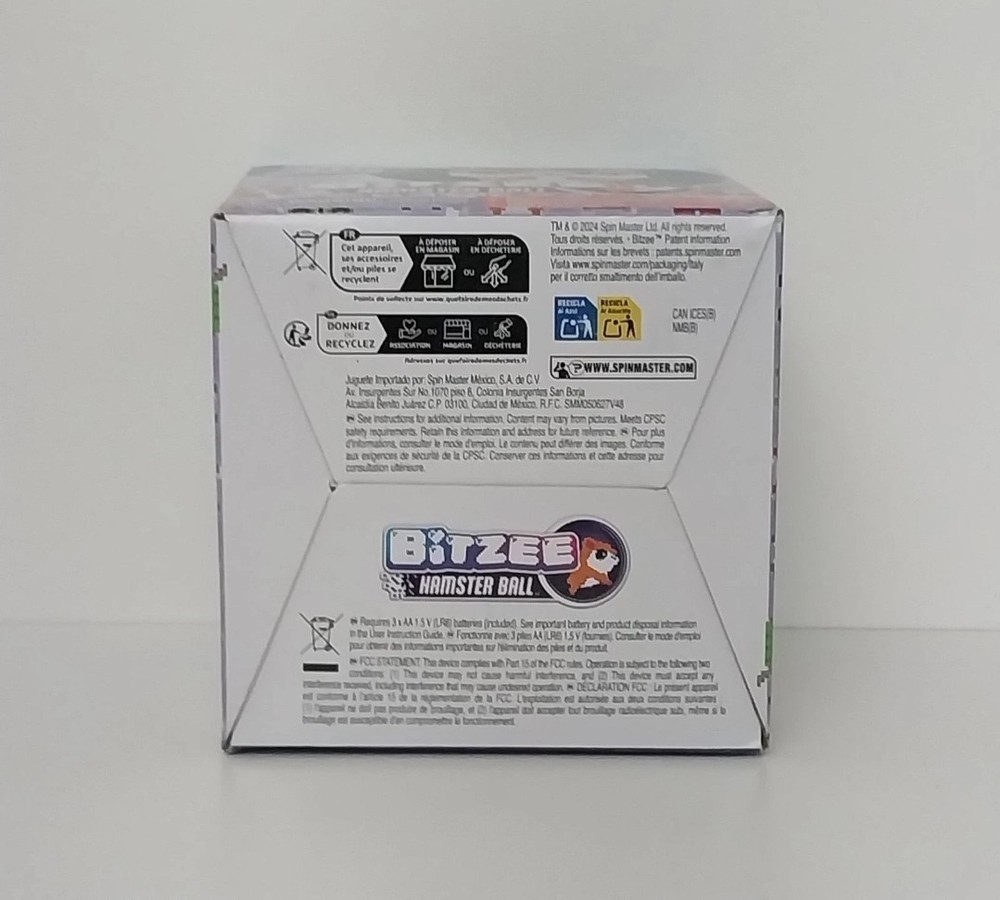 Bitzee, Hamster Ball Interactive Toy Hamster with Over 20 Hamsters Inside, Rolls