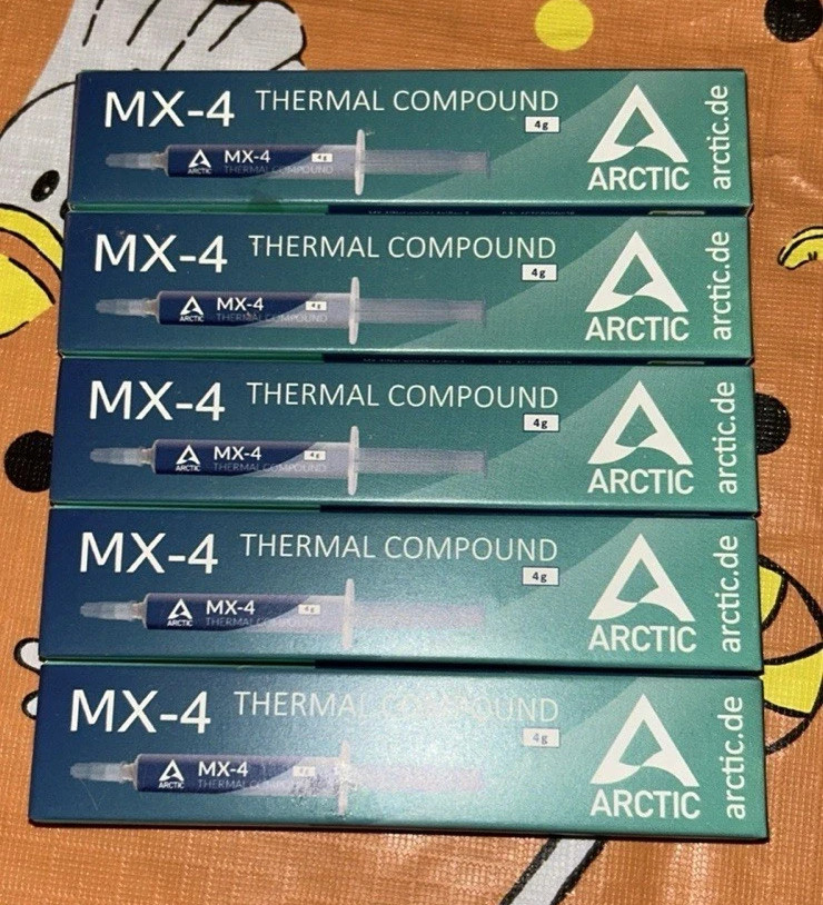 5-Pack Arctic MX-4 4g Thermal Paste Compound Grease for CPU Cooling FREE SHIP