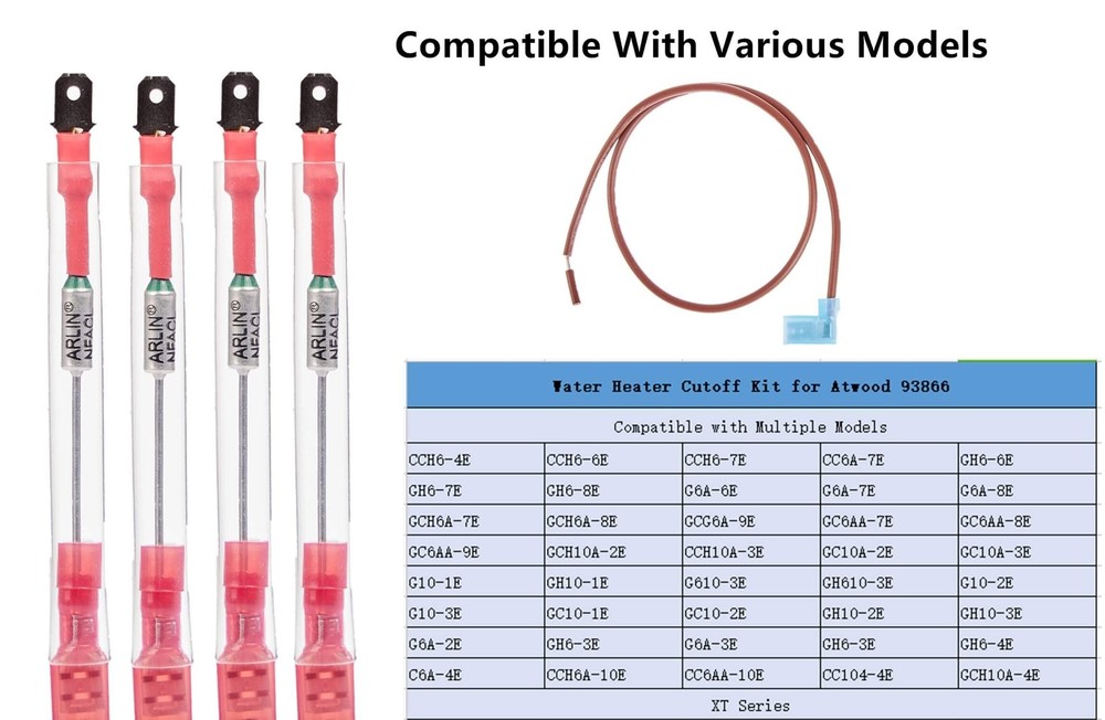 Thermal Cut off Kit for Rv Atwood 93866 Water Heater Cutoff Replacement OEM P...