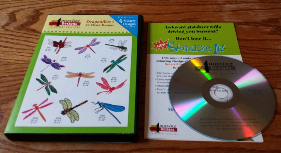 Amazing Designs Embroidery Solutions: Dragonflies 1 (PC CD-ROM) ADC-10