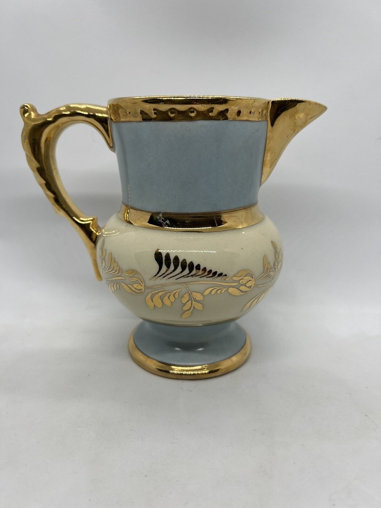 Vintage Le Noir Hand-Painted Lusterware Pitcher T3-113