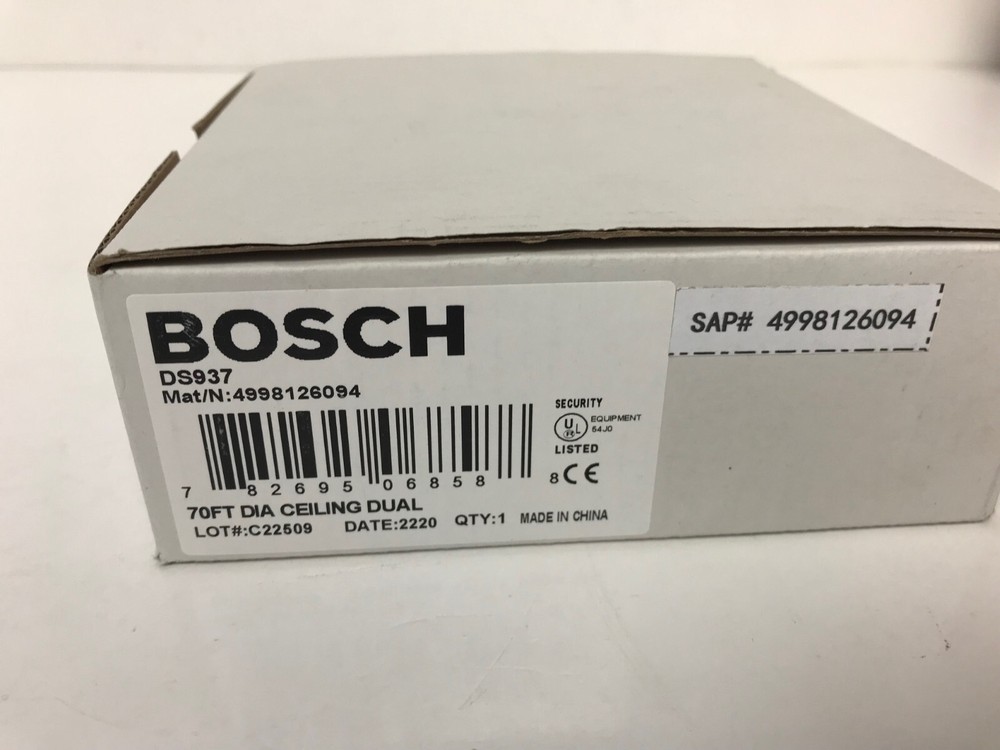 BOSCH DS937 LOW PROFILE CEILING MOUNT MOTION DETECTOR NEW OPEN BOX