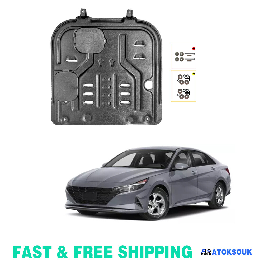 Thick Engine Splash Shield For Hyundai Elantra 2021-2024 Front Engine Guard Hard