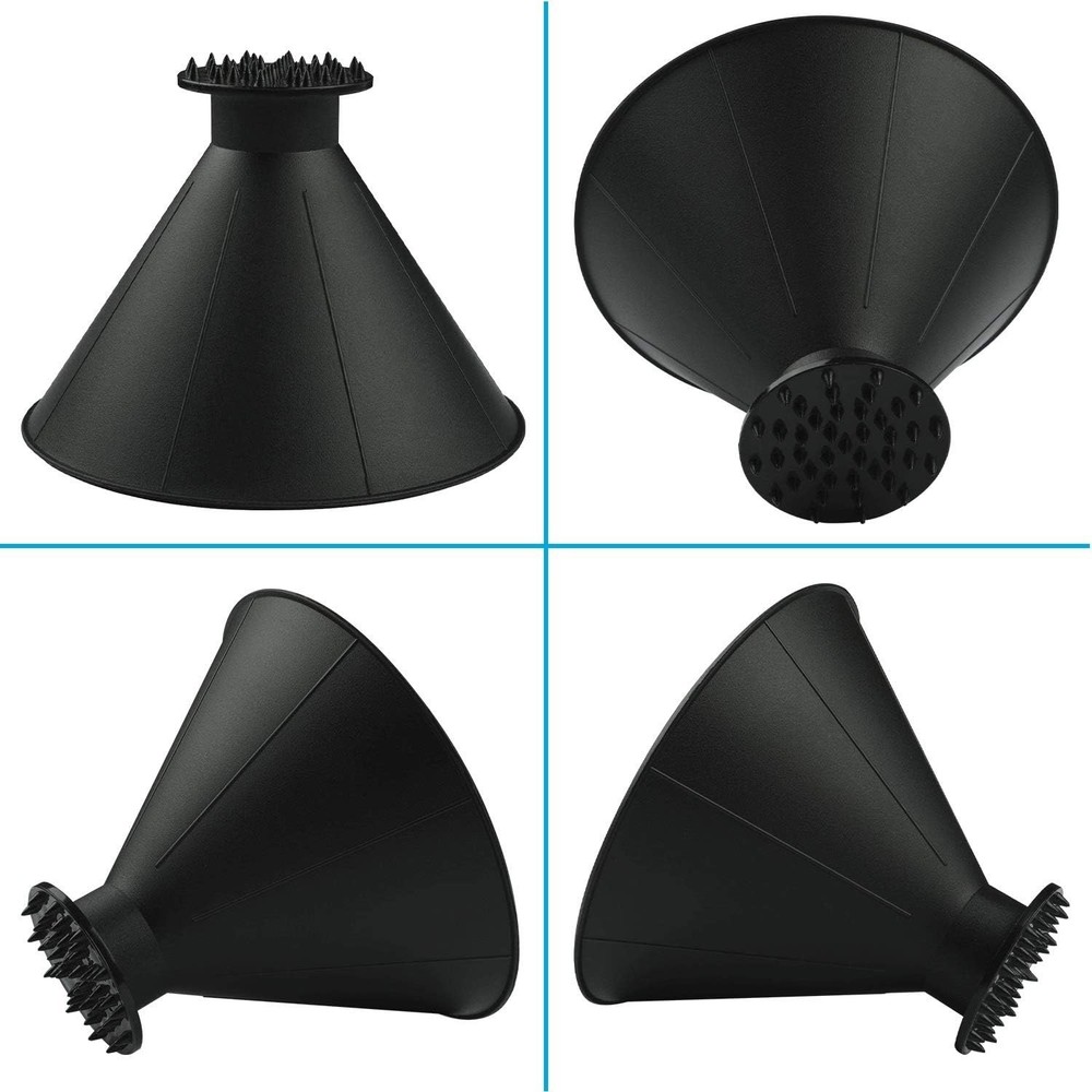 2-Pack Cone Magic Ice Scrapers for Windshield - Effortless Frost Removal Gift