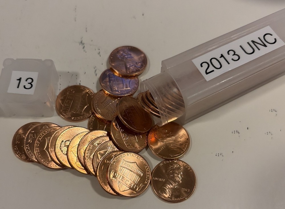 2013 lincoln cent roll BU