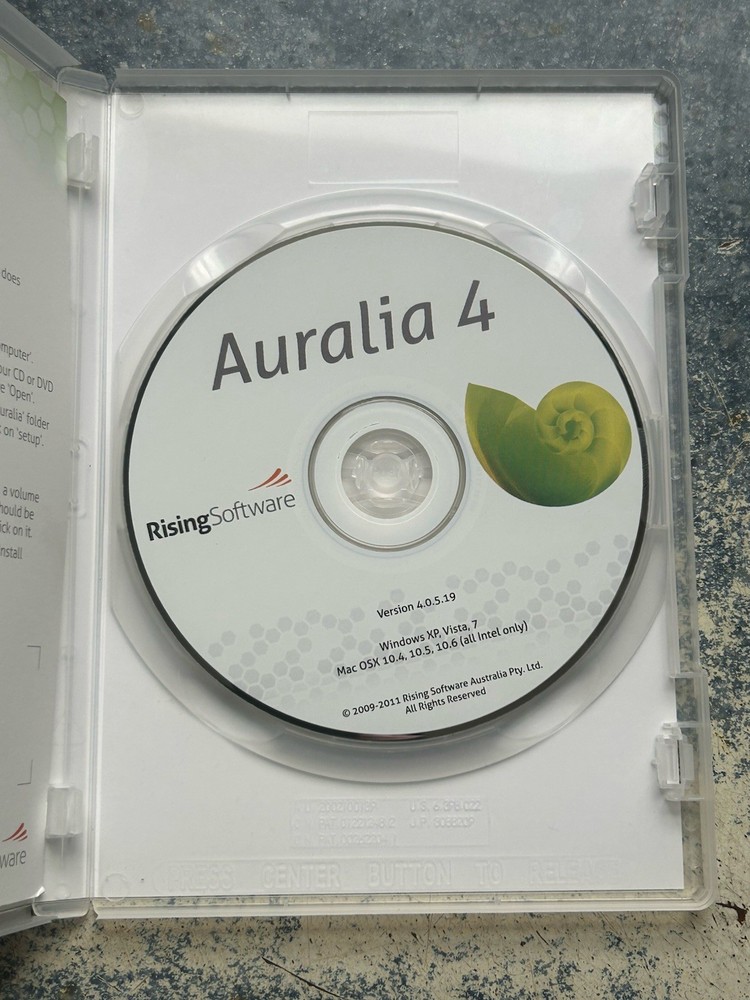 Auralia 4, ear training for musicians software, Windows/Mac, 2009, Preowned