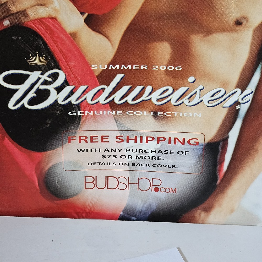 Budweiser Genuine Collection Gift Catalog Summer 2006