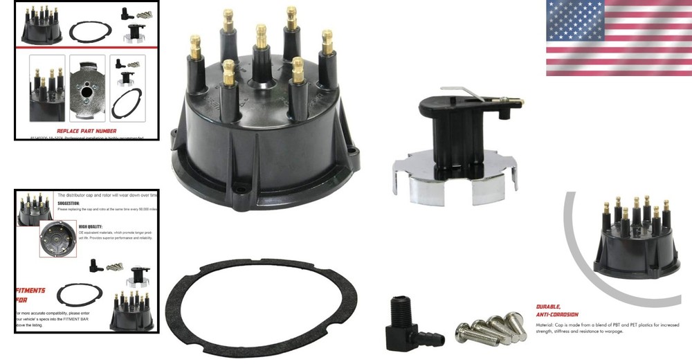 Direct Fit Distributor Cap for MerCruiser Thunderbolt IV & V - 1-