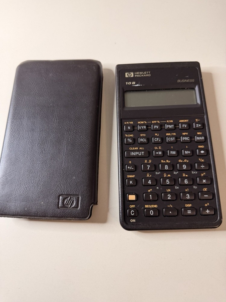 HP Hewlett Packard 10B Business Calculator