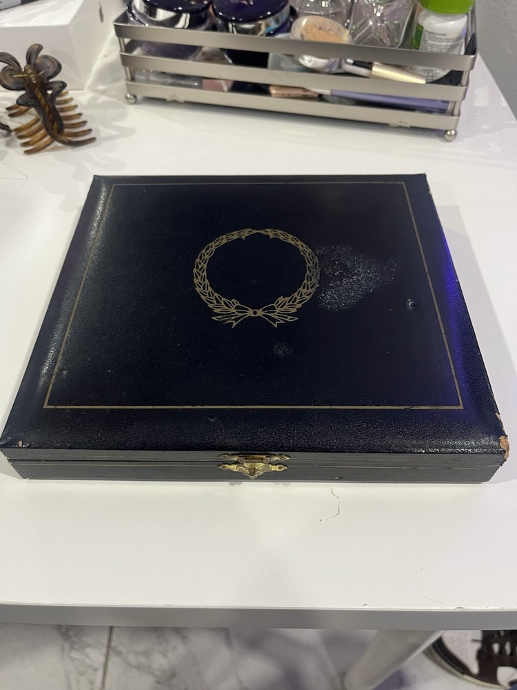 National Silver Company 6 Gold Plated Spoons