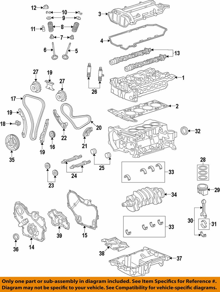 GM OEM VVT Variable Valve Timing-Control Valve Solenoid 12679099 B38