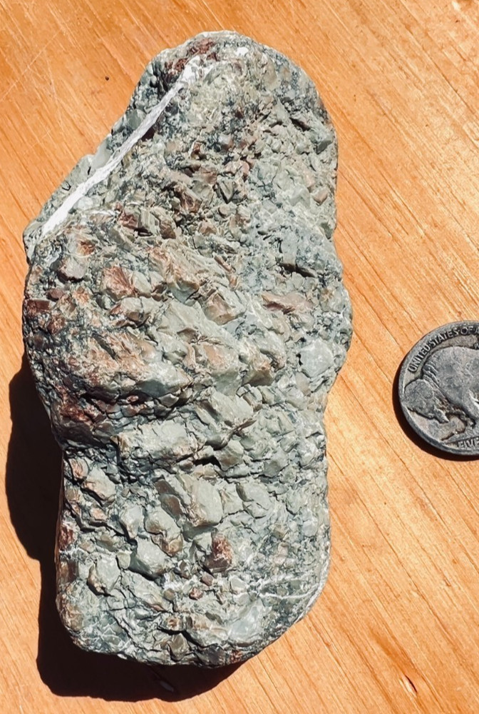 Rough Untreated Mojave Green Jasper Nodule 7.8oz