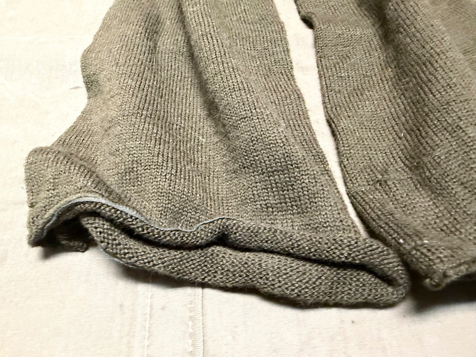 ORIGINAL WWII US ARMY INFANTRY & AIRBORNE WINTER WOOL SCARF
