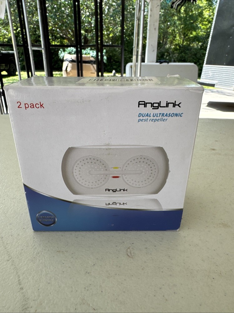 AngLink Dual Ultrasonic Pest Repeller 2 Pack