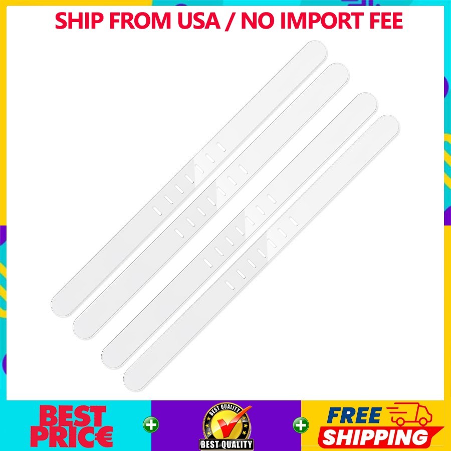 4PCS Replacement Straps for Bed Sheet Holder Compatible Most Lock Holders Clear