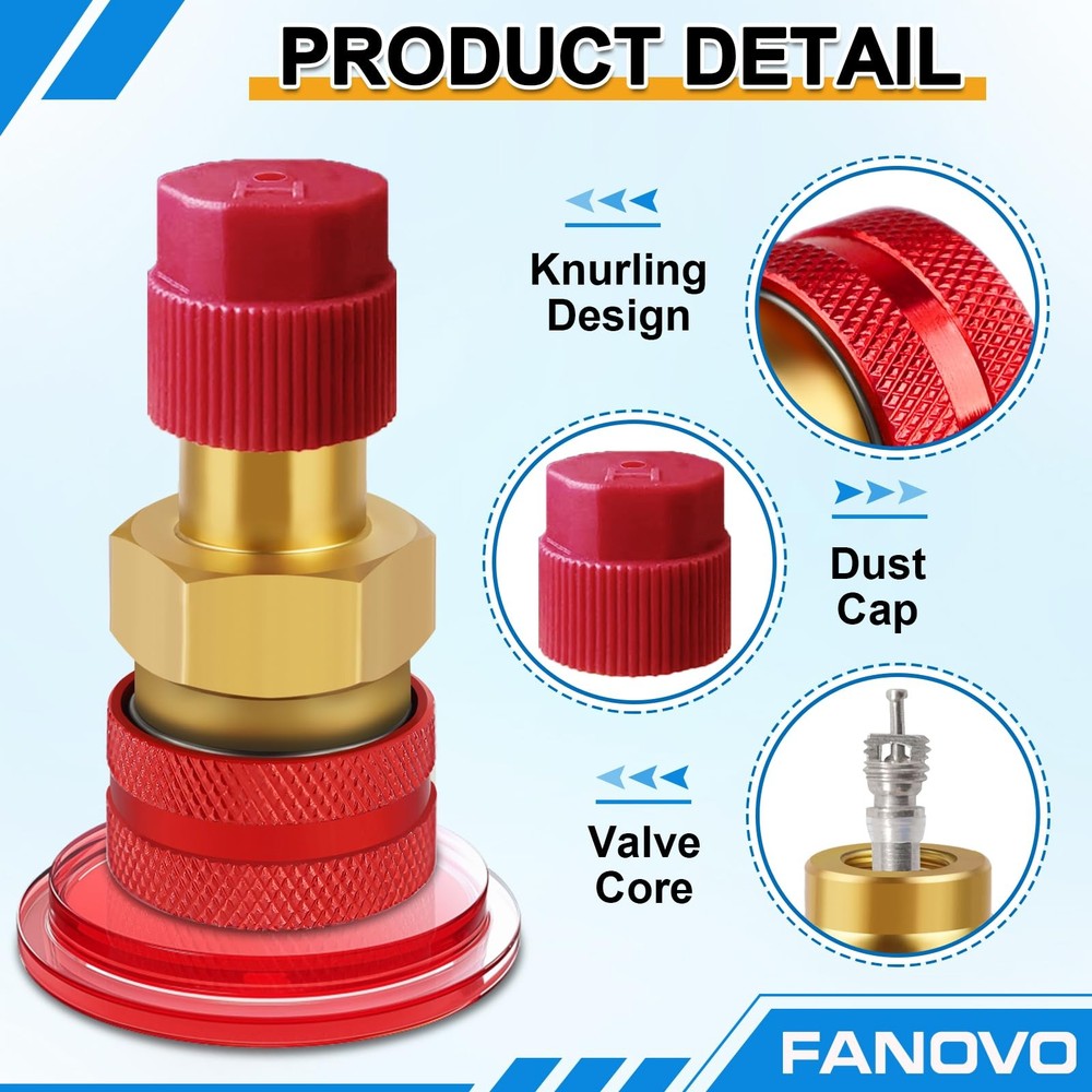 R1234yf to R134a Adapter Kit, High & Low Side Quick Coupler...