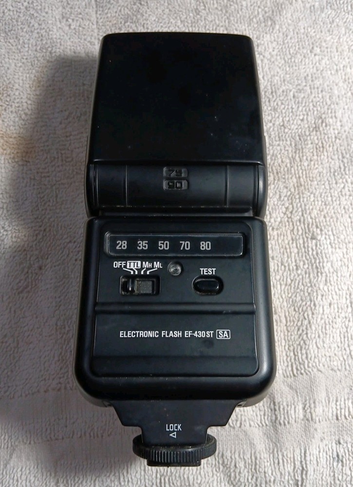 Vintage Camera Flash Electronic SIGMA EF-430 ST (See Description)