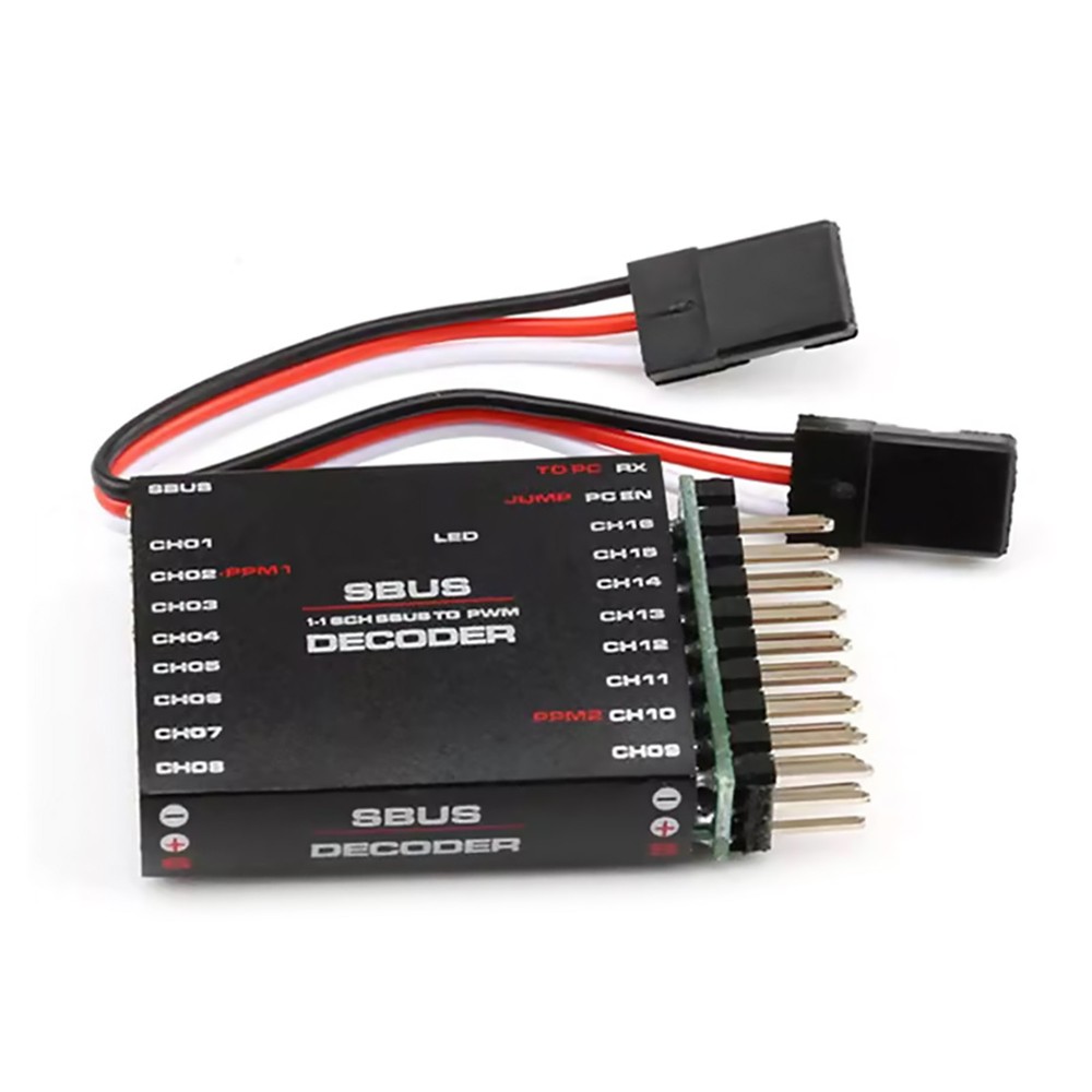 SBUS to PWM / PPM Decoder 16CH Supporting Computer Side Settings For Frsky