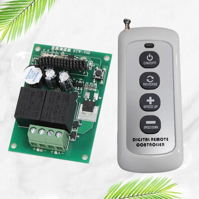 DC12V Motor Controller Kit Speed Regulator Wireless Remote Control Electric NEW