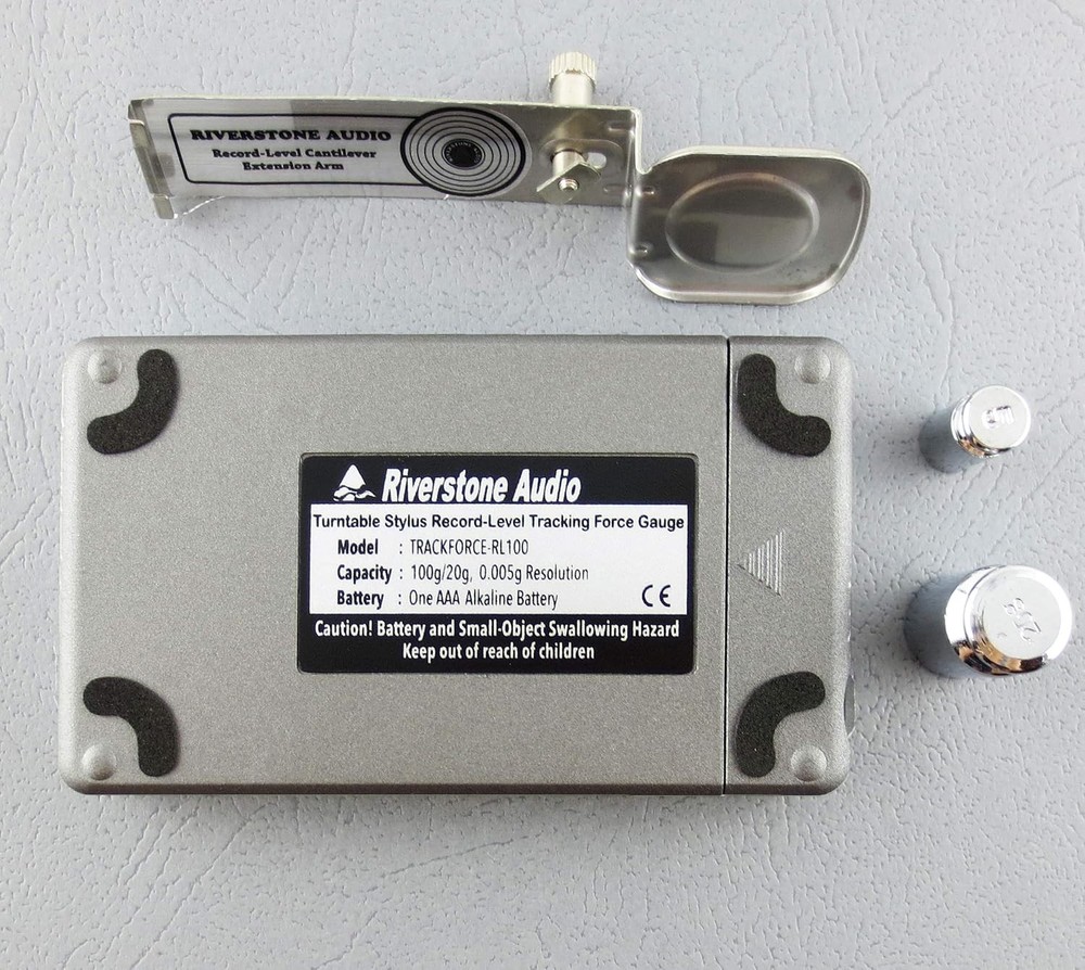 Riverstone Audio Precision Record Level Digital Turntable Stylus Force silver