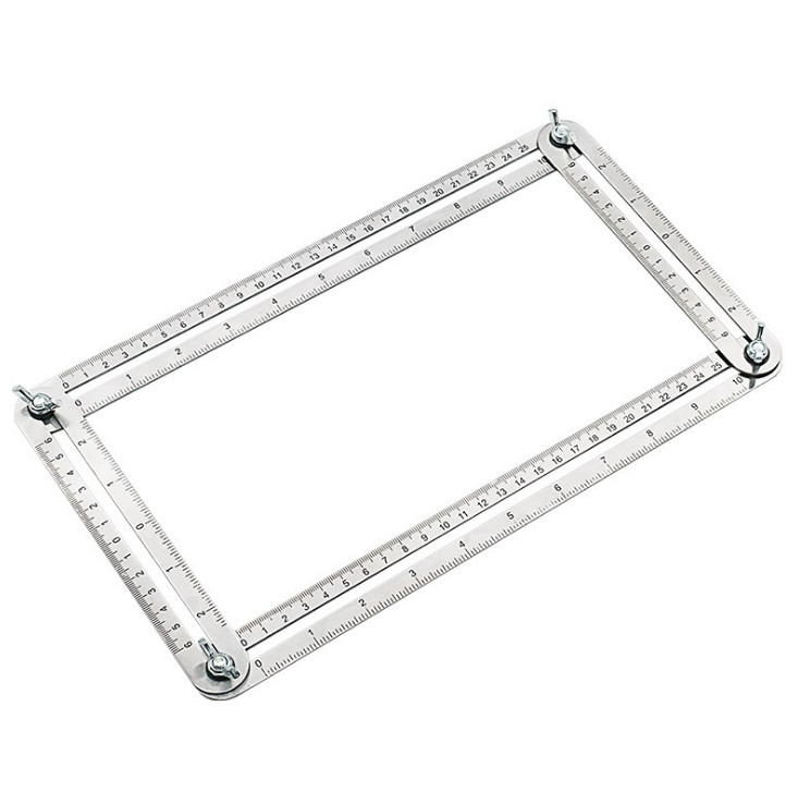 Multi-function Adjustable Four-sided Folding Measuring Tool Multi-angle Ruler