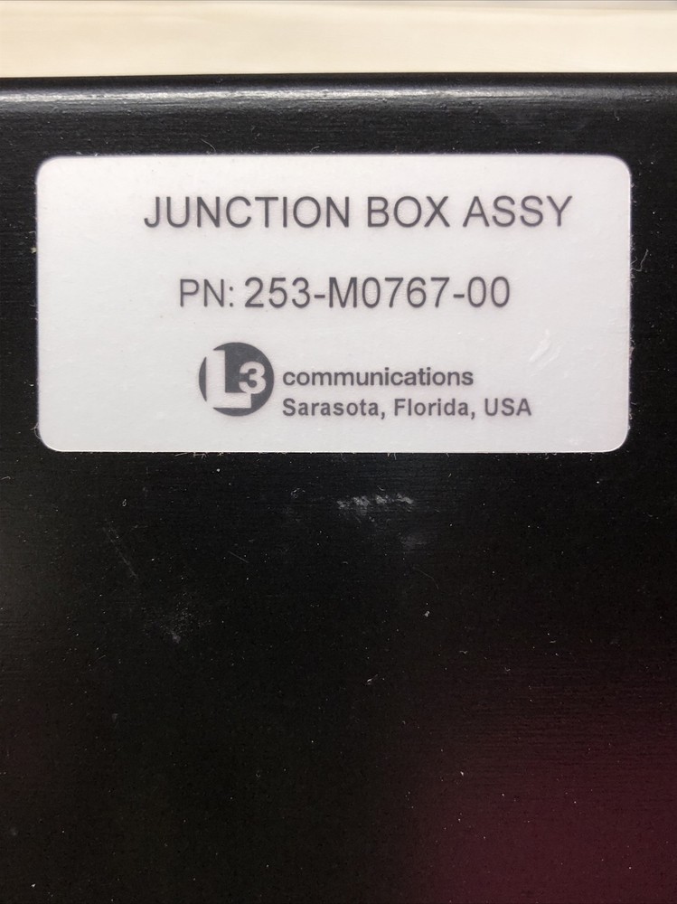 Junction Box L3 Communications 253-M0767-00