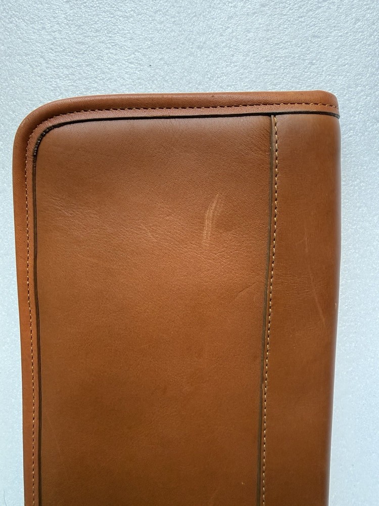 Frank Clegg Cognac Leather Tie Case
