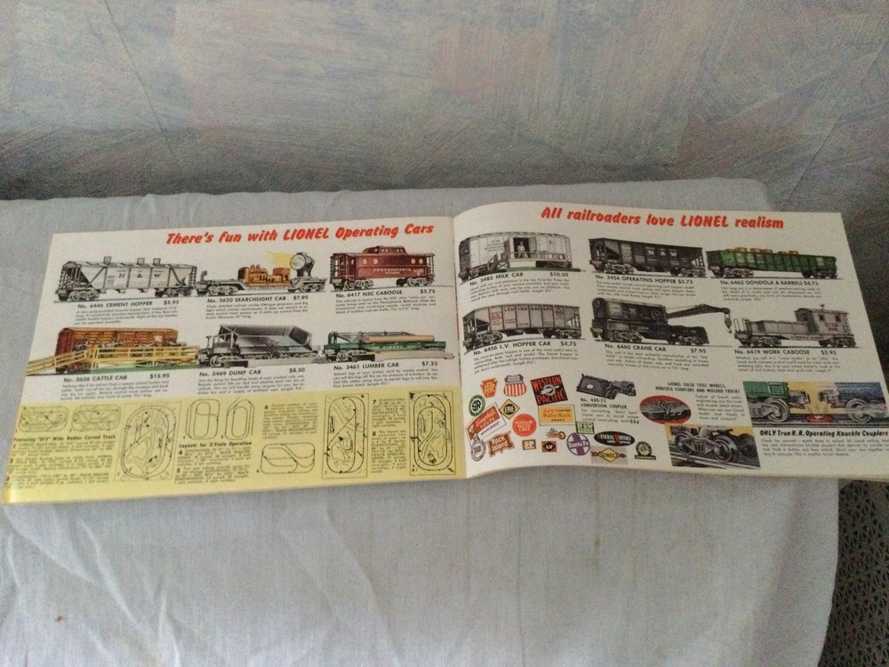 Lionel Trains Postwar Original 1954 Catalog