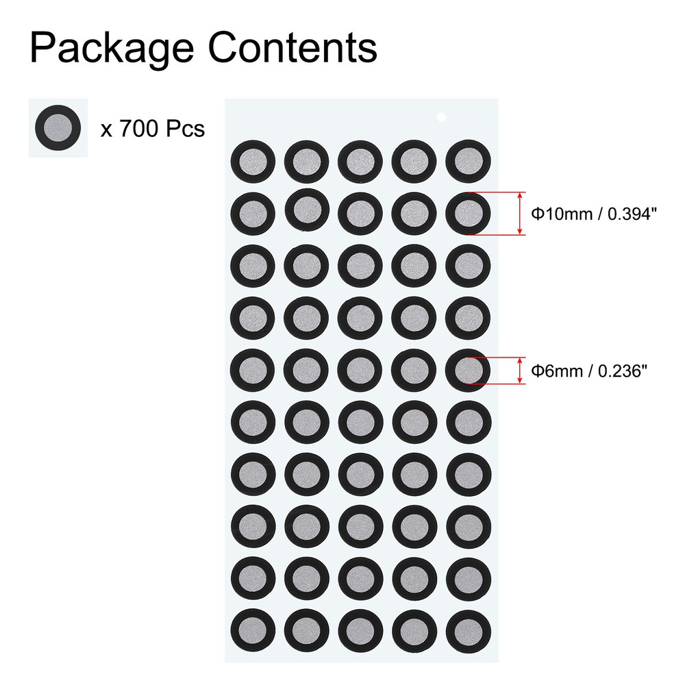 700Pcs 3D Scanner Markers 6mm for 3D Scanner, 3D Tracking Dots