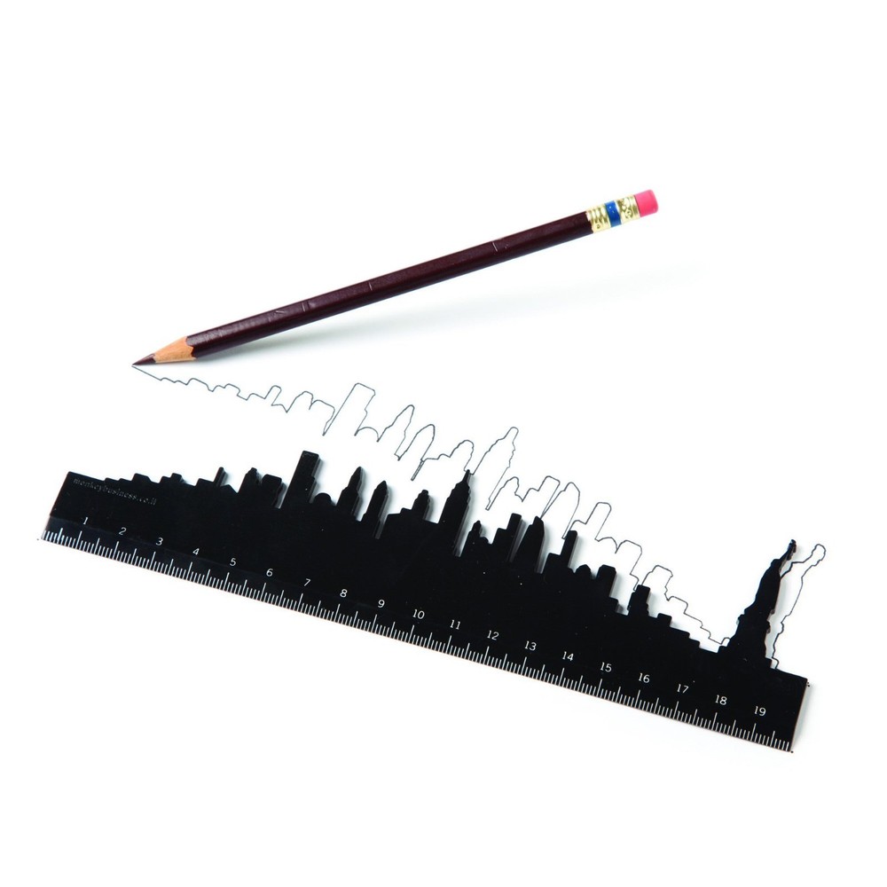 Monkey Business New York Skyline 20cm Ruler
