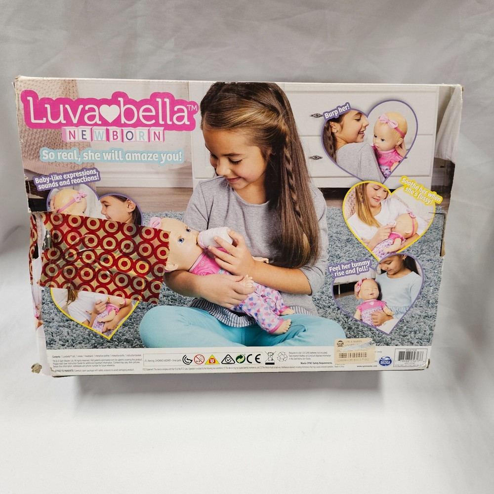 LUVABELLA NEWBORN DOLL spinmaster Replacement Box only