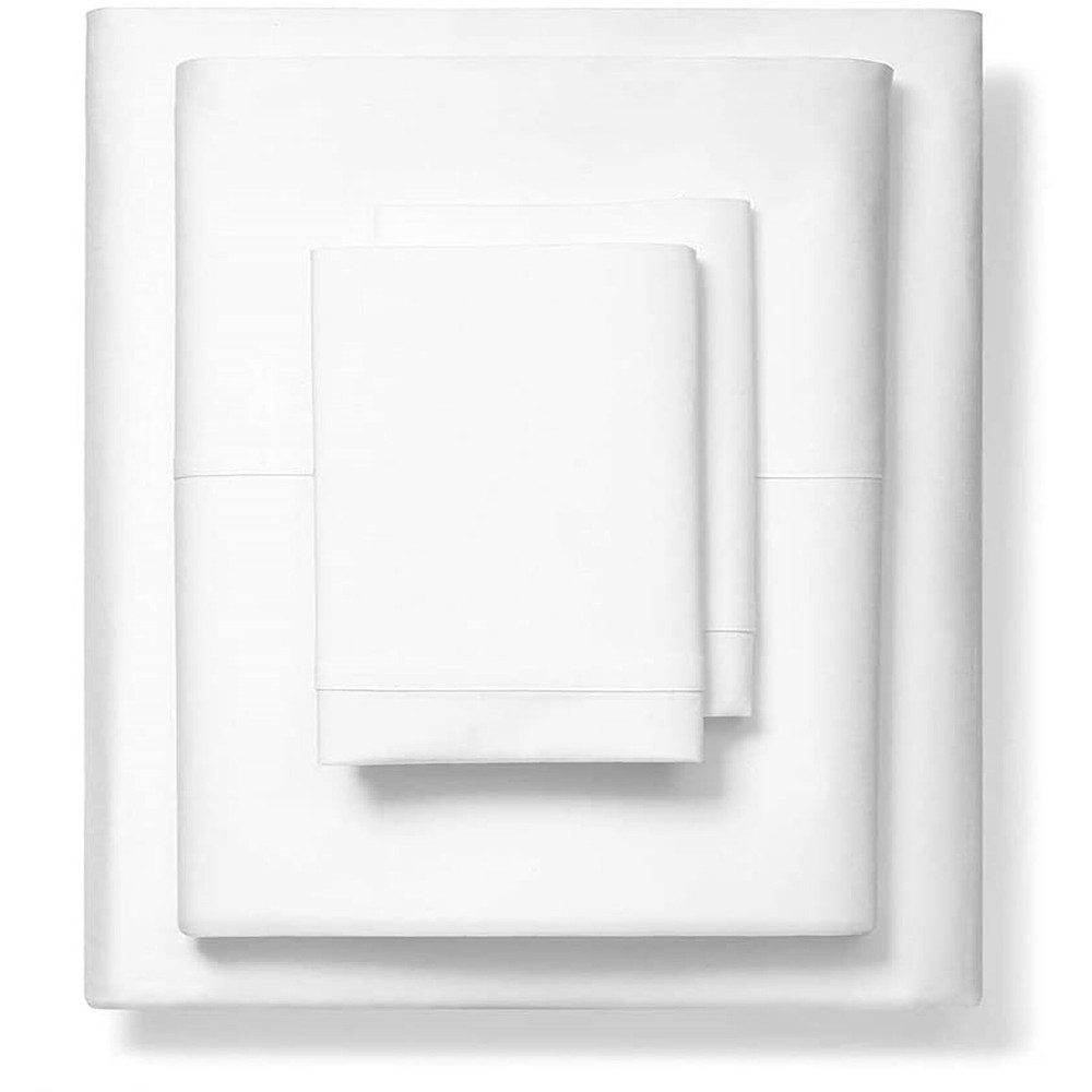 Superior Bedding Sheets Egyptian Cotton US Sizes Select TC White Solid