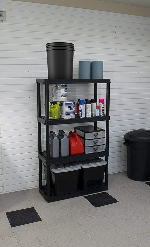 Multi Purpose Medium Duty Indoor Garage Storage Organizer Shelves