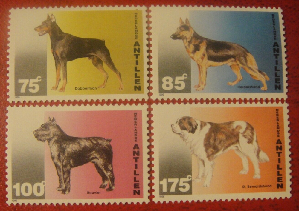 Netherlandse Antilles 1995. Dogs. MUH.
