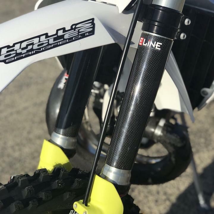 E-Line Carbon Fiber Fork Guards Universal Fit FG01