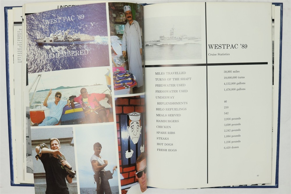 USS Cook (FF-1083) 1989 Westpac Deployment Cruise Book