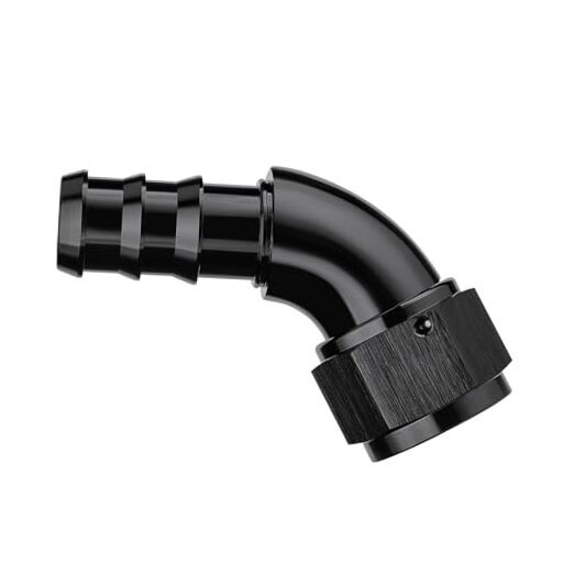 Push Lock Fitting One Piece Full Flow Hose End 12AN 60 Degree