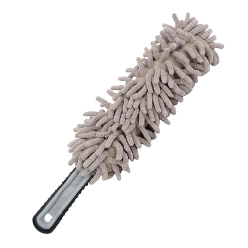 Car Interior Duster, No Scratch Microfiber Cleaning Brush with Camel