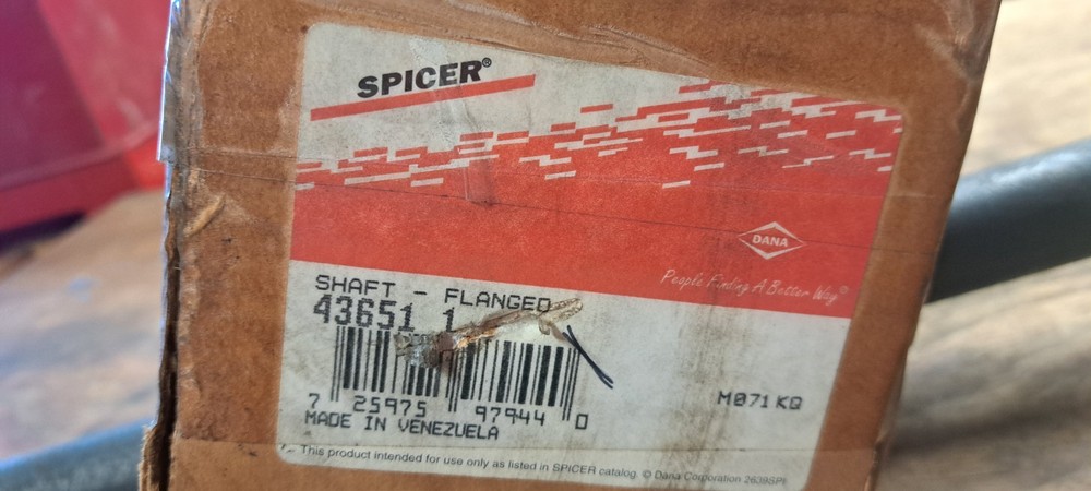 43651-1 SPICER DANA AXLE SHAFT