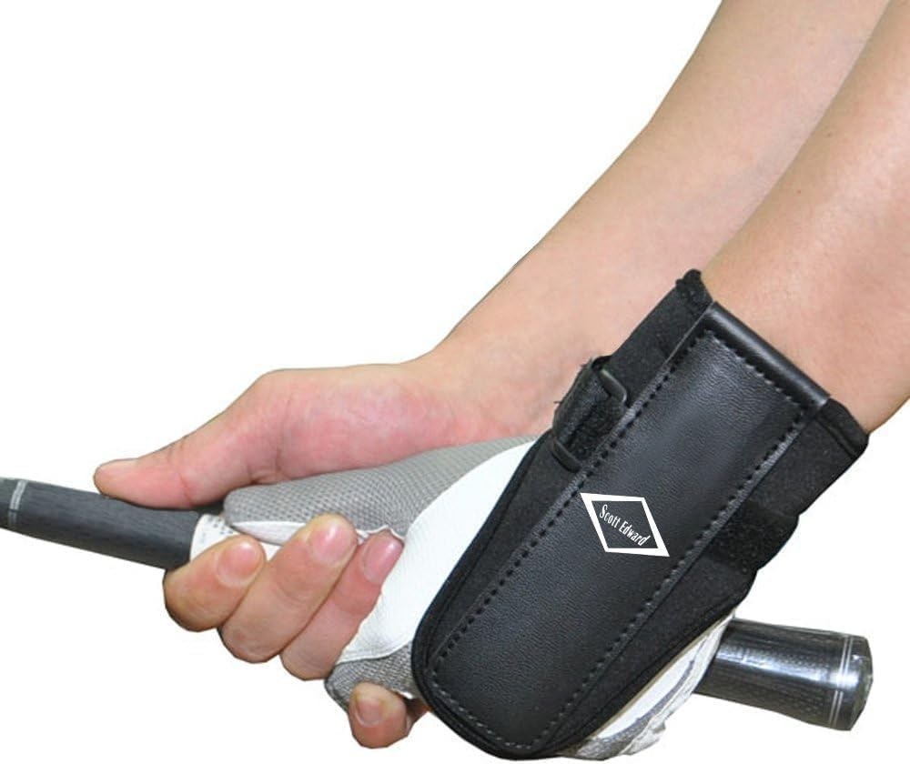 Ambidextrous Golf Wrist Support - Large Size Training Aid for Improved Swings
