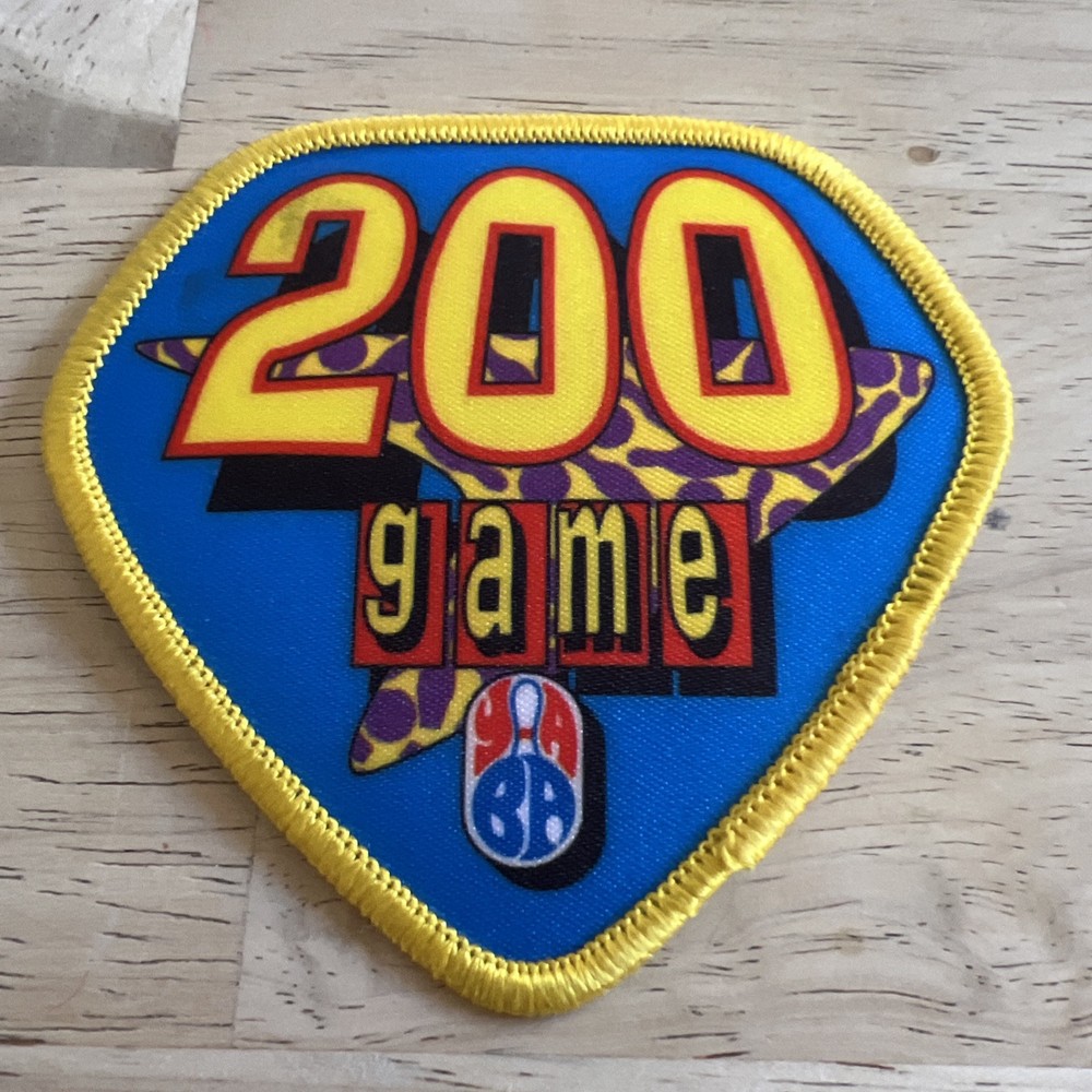 Vintage YABA 200 Game Bowling Patch New
