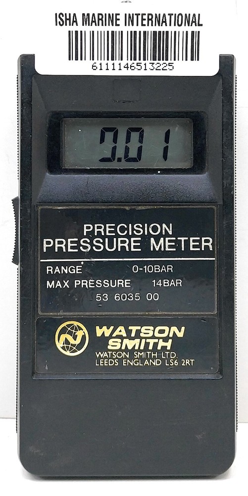 Watson Smith Precision Pressure Meter Gauge Range 53603500 Black Meter