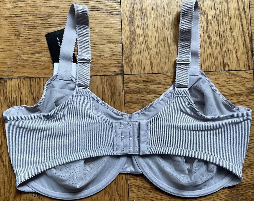 38H - WACOAL Visual Effects Minimizer Bra, Raindrop, New